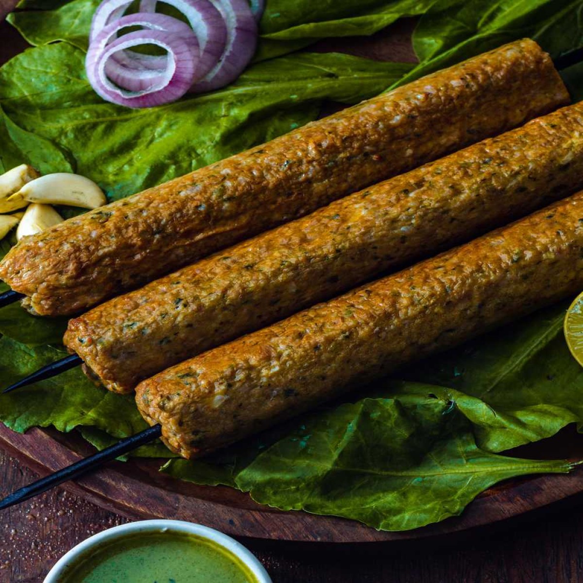 Chicken Seekh kabab (Pahadi & Hariyali)