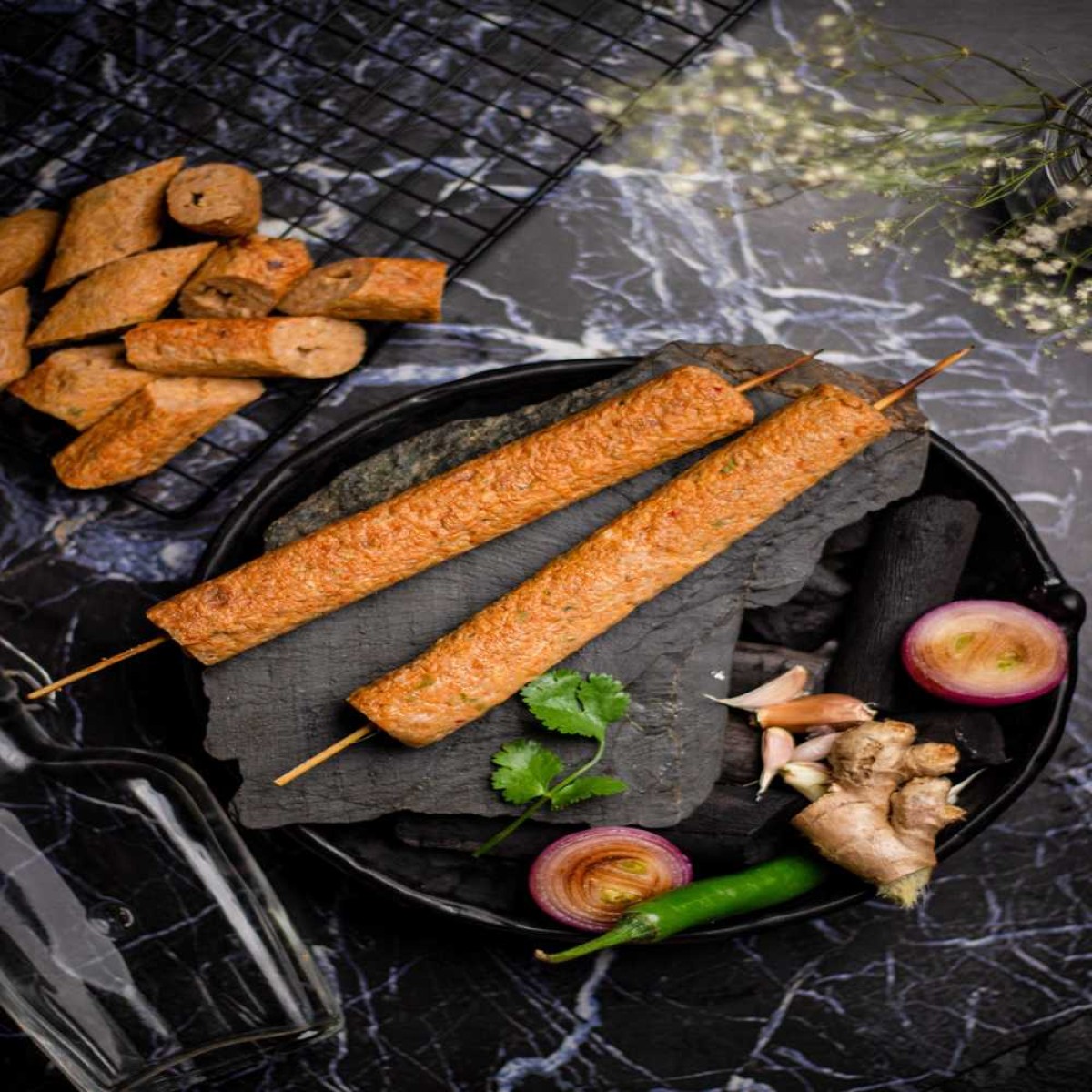 Chicken Seekh Kabab (Punjabi)