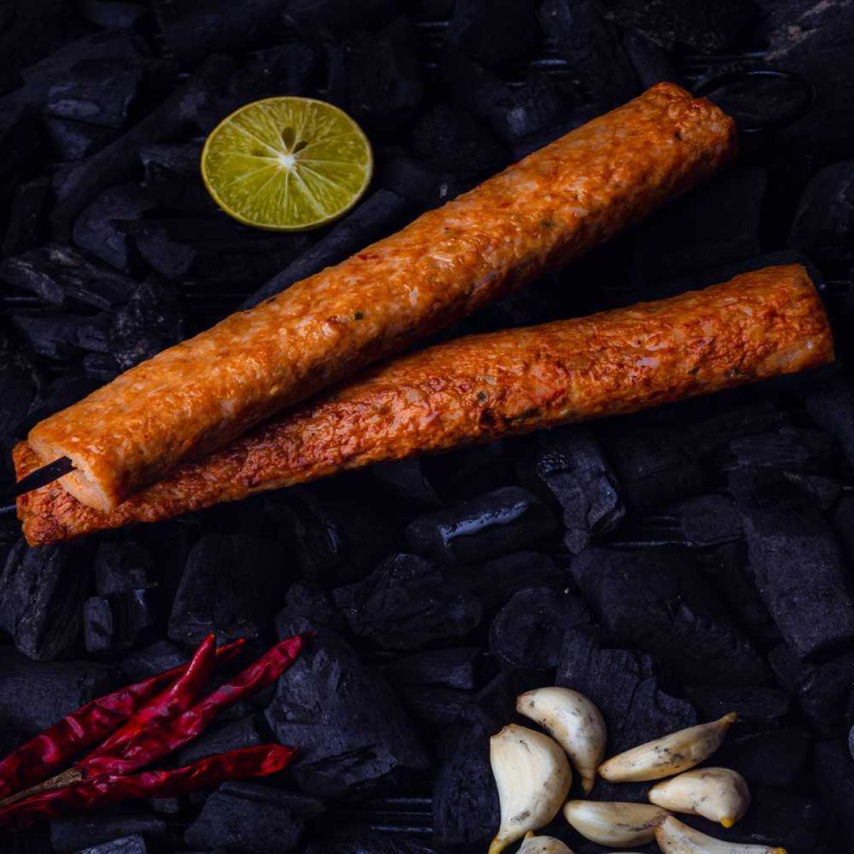 Chicken Seekh Kabab (Hot Garlic)