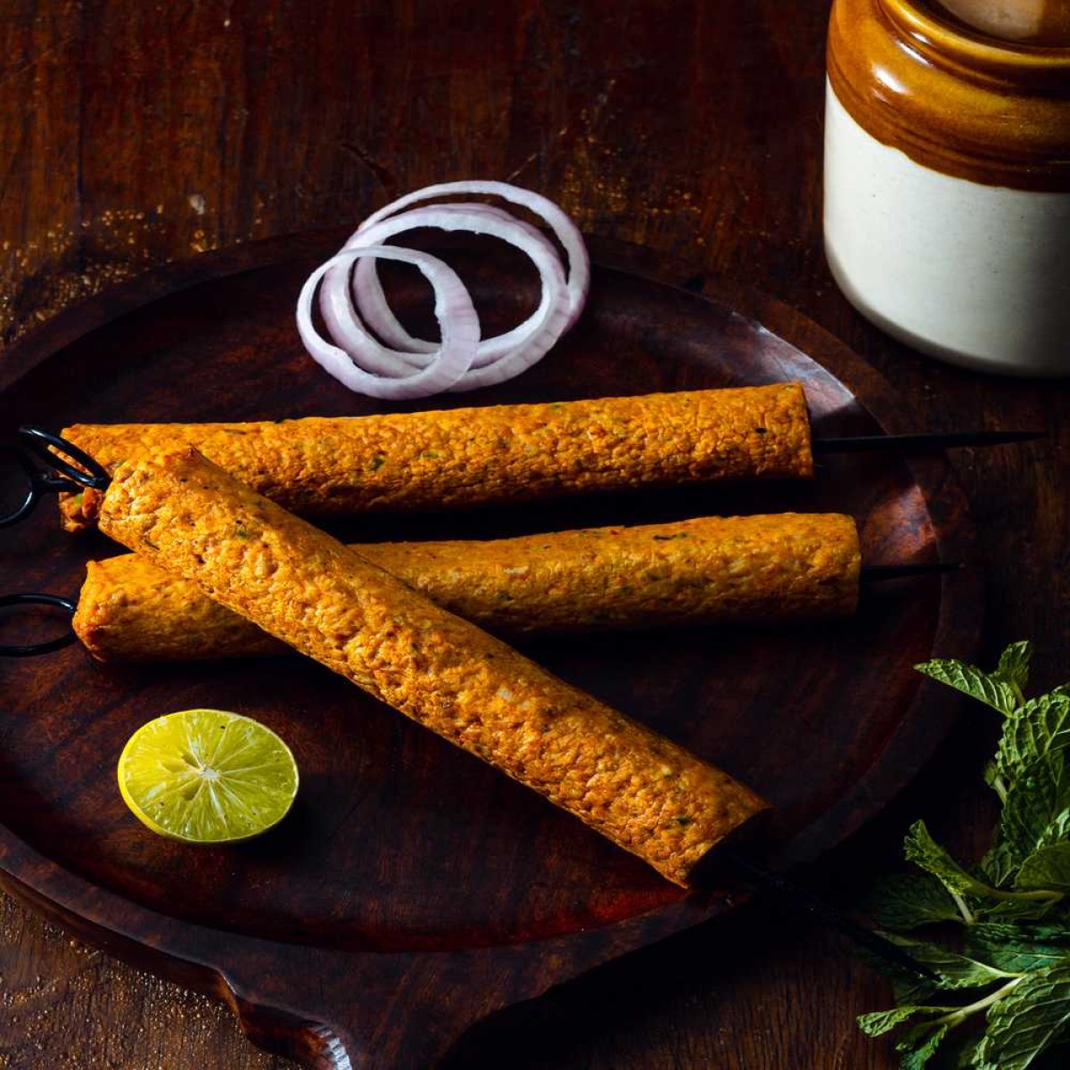 Chicken Seekh Kabab (Achari)